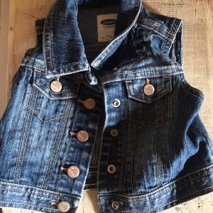 12-18 Months Old Navy blue jean vest